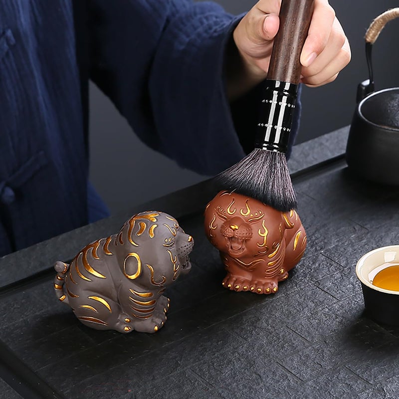 Hoobar Zisha Kung Fu Tea Pet - Cute Tiger Ceramic Decoration Ornament for Tea Fans - Image 5